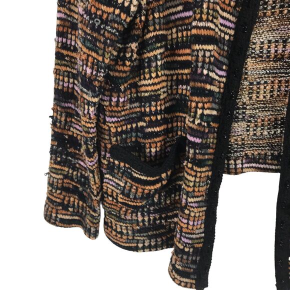 Exclusively Misook Women Cardigan Sweater Small Acrylic Pockets 3 Button Closure - Picture 5 of 8